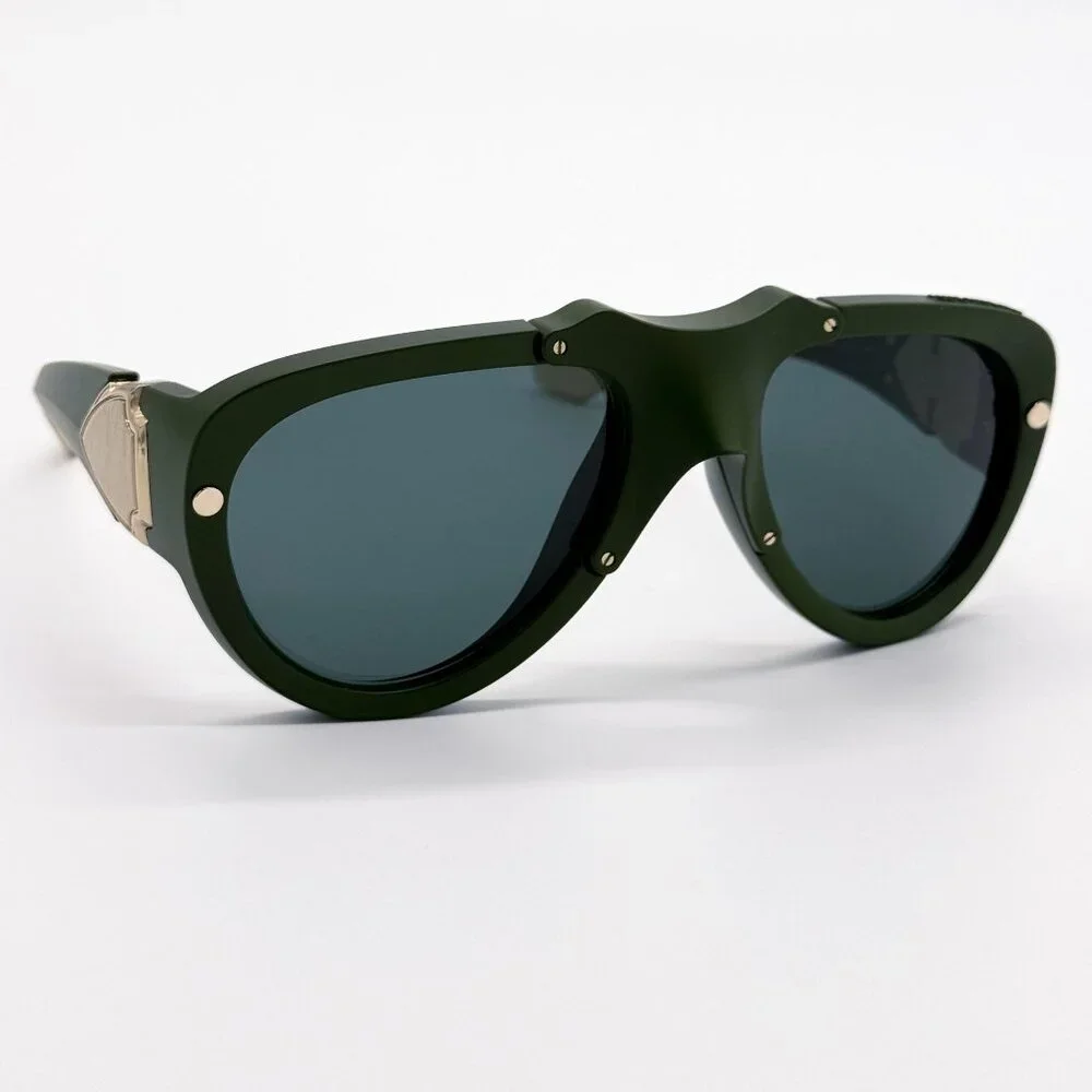 NEW BURBERRY SUNGLASSES GREEN UNISEX BE4433U 4138/71 BURBERRY BE4433U 413871